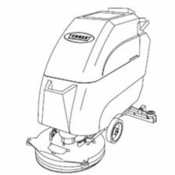 Manual Tennant 5300 Automatic Scrubber